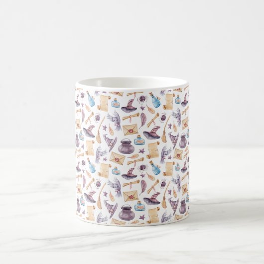 Witch School Kit Waterverf Pattern Coffee Mok (Center)