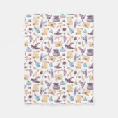 Witch School Kit Waterverf Pattern Fleece Blanket (Voorkant)