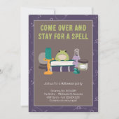 Witch Spell Ingrediënten Halloween Kaart (Voorkant)