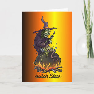 Witch Stew Wenskaart Kaart