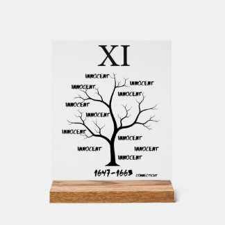 Witch Trials Acryl Bord