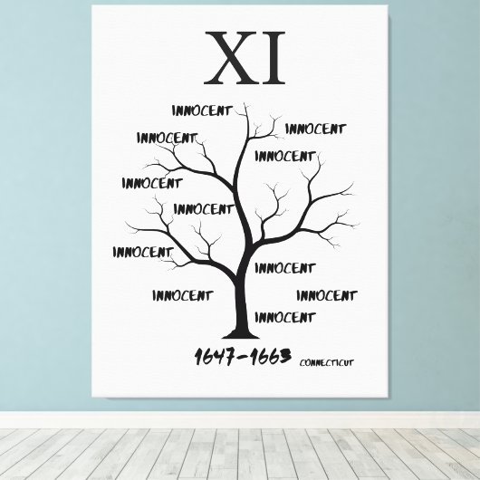 Witch Trials Canvas Afdruk (Insitu (Houten vloer))