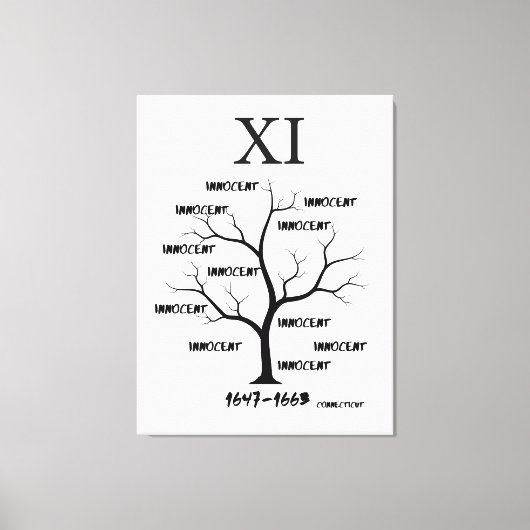 Witch Trials Canvas Afdruk (Voorkant)