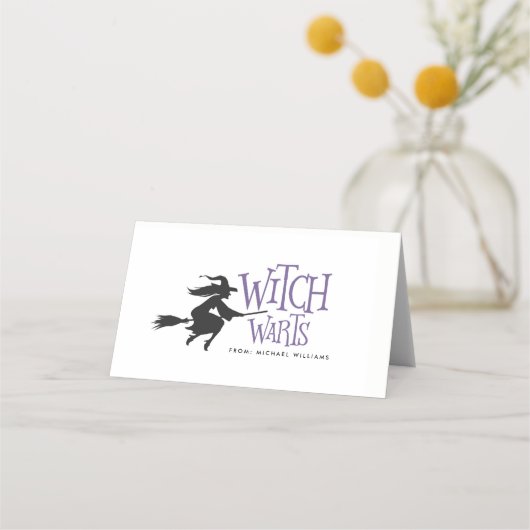 Witch Warts Halloween Snoep Bag Topper (Voorkant)