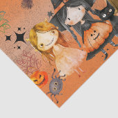 Witch Way? Cute Monsters Halloween Tissue Paper Tissuepapier (Detail)