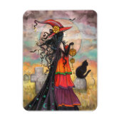 Witch Way Halloween Heksenkunst Magneet (Verticaal)