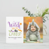 Witch Way to the Candy Halloween Cartes photos (Debout devant)