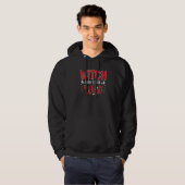 Witch Way To The Wine Hoodie (Voorkant volledig)