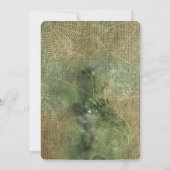 Witch Wicca Spells et Webs Faire-part de mariage (Dos)