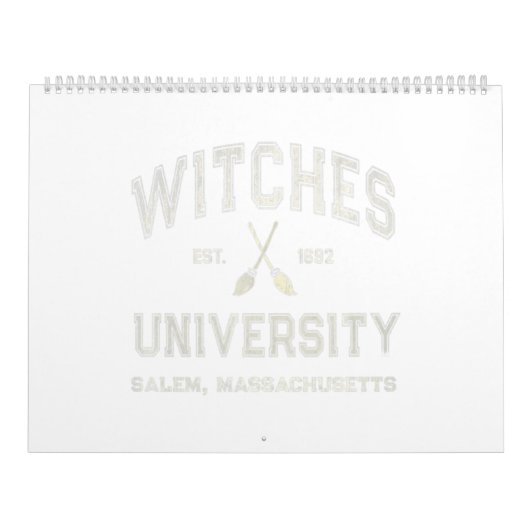 Witch Witches University Salem Massachusetts Wicca Kalender (Hoes)