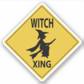 Witch XING Sticker (Voorkant)