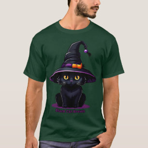 Witch Zwart Kat Brews T-shirt