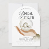 Witchcore Mystical Crystals & Stars Vrijgezellenfe Kaart (Voorkant)