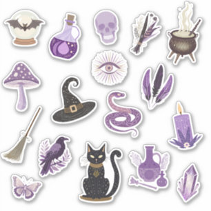Witchcore Stickers   Tijdschrift Stickers