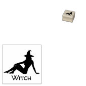 Witchcraft Briefpapier Wood Art Stamp Black Rubberstempel (Gestempeld)