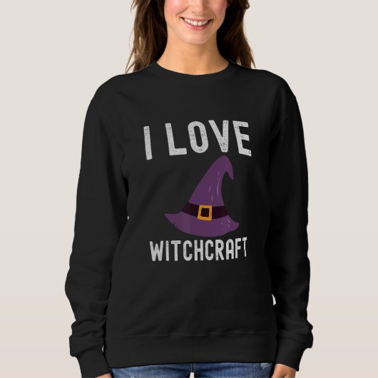 Witchcraft I Love Witchcraft Trui (Voorkant)