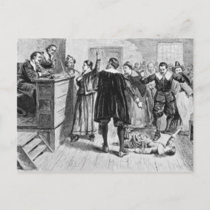 Witchcraft in het dorp Salem Briefkaart