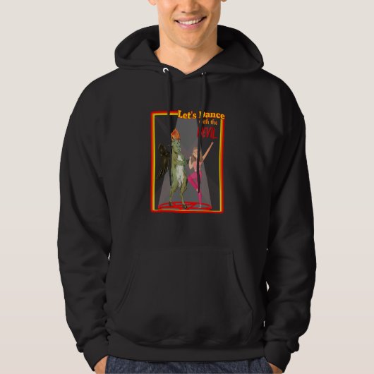 Witchcraft Let's Dance with the Devil Baphomet Sat Hoodie (Voorkant)