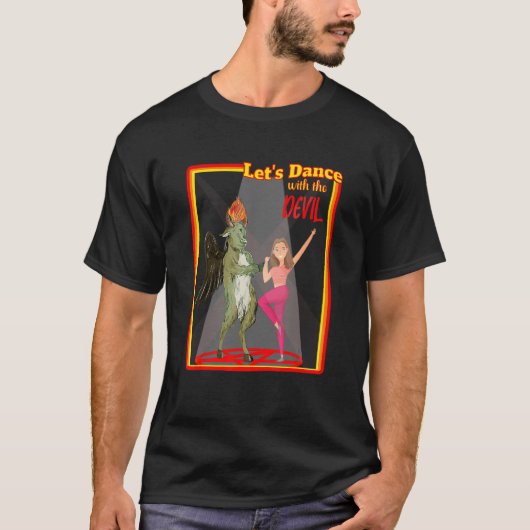 Witchcraft Let's Dance with the Devil Baphomet Sat T-shirt (Voorkant)