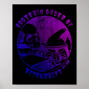 Witchcraft Magic Order Occult Witch Alchemist Poster