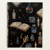 Witchcraft Potion Pattern – Halloween Magic Planner (Voorkant)