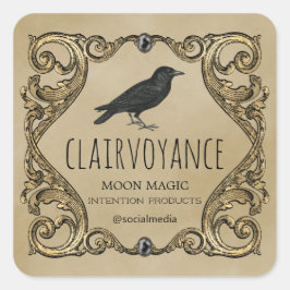 Witchcraft Spell pot en kaars labels