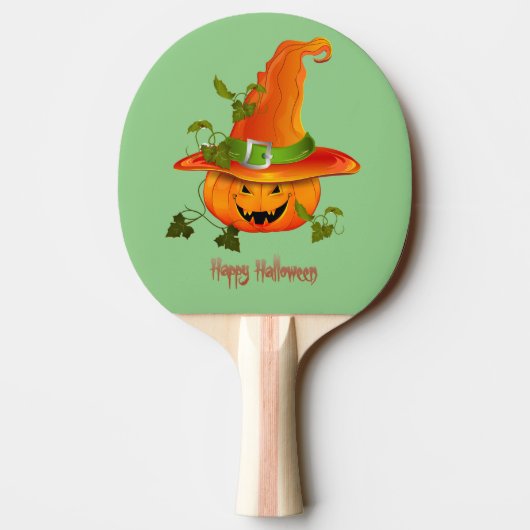 Witchcraft Wonder: Halloween Ping Pong Paddle Tafeltennisbatje (Achterkant)
