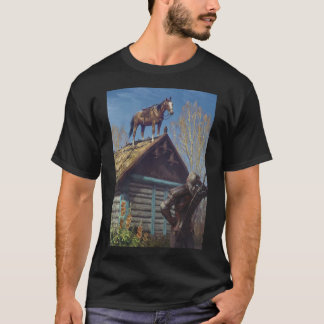 Witcher 3 Roach Graphic, Roach op het Poster T-shirt