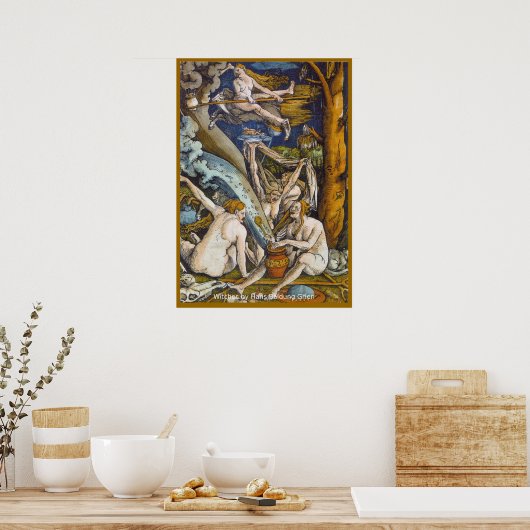Witches afdrukken poster (Keuken)