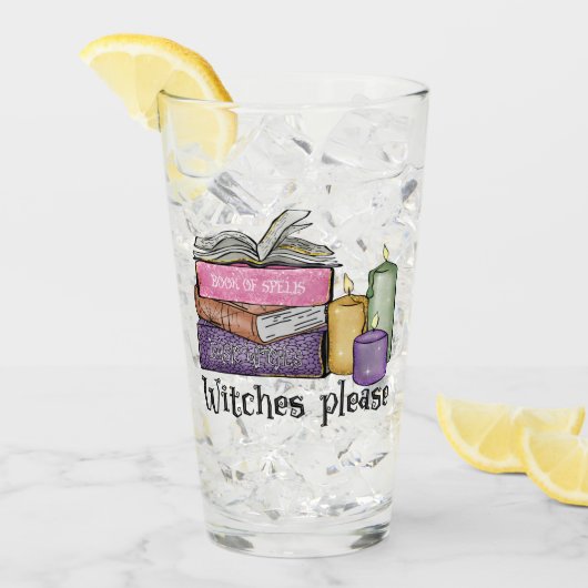 Witches alsjeblieft | Voor boekenoverloop | Librar Glas (Voorkant ijs)