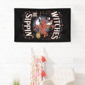 Witches Be Sippin' Halloween Holiday Spooky Spandoek (Insitu)