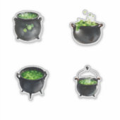 Witches Black Cauldron Sticker (Voorkant)