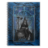 Witches Book of Shadows - Notebook (Blue) Notitieboek (Voorkant)