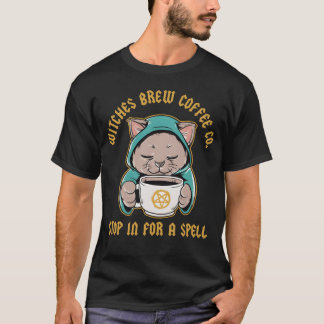 Witches Brew Coffee Co Grappig koffiecadeau vriend T-shirt