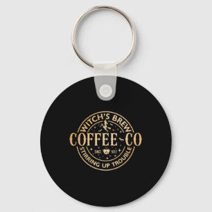 Witches Brew Coffee Co Halloween Witch Coffee Love Sleutelhanger