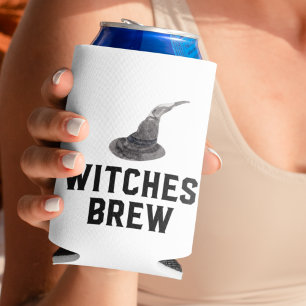 Witches Brew Het Pet van de Halloween heks Blikjeskoeler