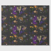 Witches Brew Tea en Cottcore Pattern Cadeaupapier (Vlak)