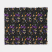 Witches Brew Tea en Cottcore Pattern Fleece Deken (Voorkant (Horizontaal))