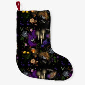 Witches Brew Tea en Cottcore Pattern Kleine Kerstsok (Voorkant)