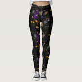 Witches Brew Tea en Cottcore Pattern Leggings (Voorkant)