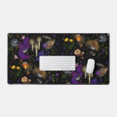 Witches Brew Tea en Cottcore Pattern Scarf Bureaumat (Keyboard & Muis)