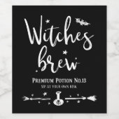 Witches Brew Wijn Etiket (Enkel label)