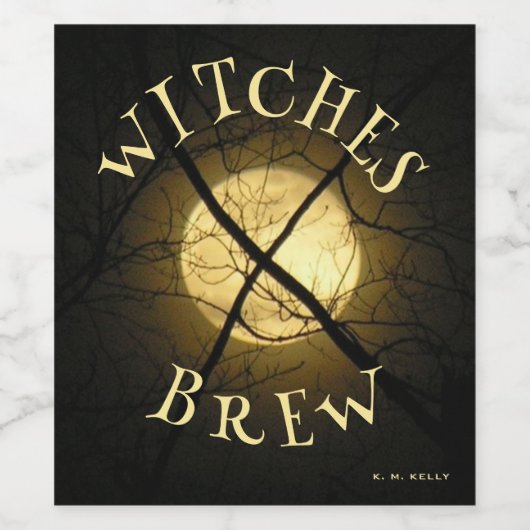 Witches Brew - Wijnlabel set Wijn Etiket (Enkel label)