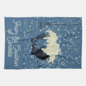 Witches Cauldron Blue Theedoek (Horizontaal)