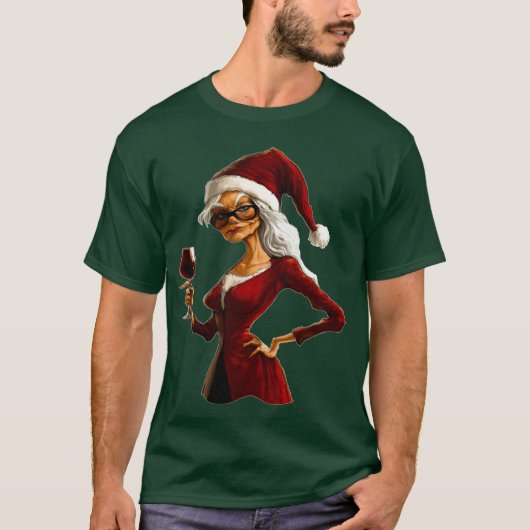 Witches Christmas funny T-shirt (Voorkant)