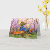 Witches Comapnions carte de voeux (Fleur jaune)