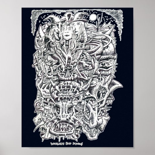 Witches en duivels poster (Voorkant)