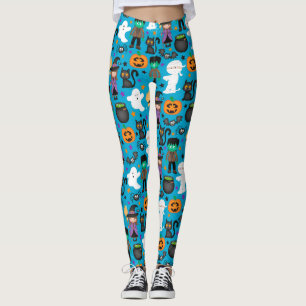 Witches, geesten, Mummies Halloween Pattern Leggings