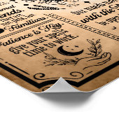 Witches Kitchen Rules  Halloween Poster (Hoek)