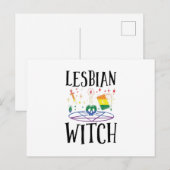 Witches LGBTQ | Witch Witchcraft Rainbow Gift Idee Briefkaart (Voorkant / Achterkant)